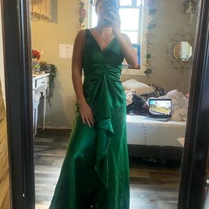 Beautiful long green dress